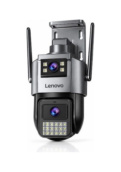 Lenovo X9t Smart 4k Wifi Akıllı Güvenlik Kamerası Gece Görüşlü Kablosuz Ip 2 Kamera 3+3mp