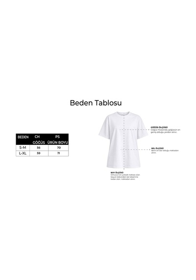 Kadın Premium Kumaş Ekru Baskılı Oversize T-shirt Ekru