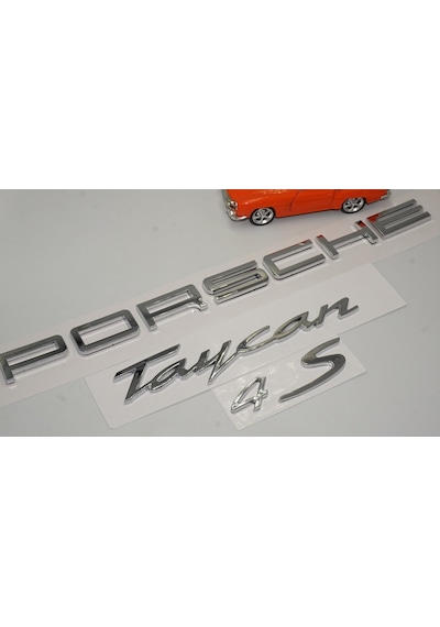 Porsche Taycan 4S Bagaj 3M 3D Abs Yazı Logo Amblem Seti Ü (548866214)