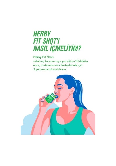Herby Fit Shot  Bitki Bazlı İçecek X12