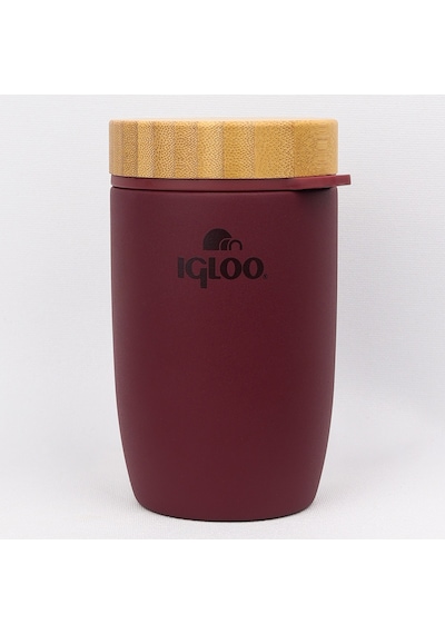 Igloo Bamboo Yemek Termosu 500ml-bordo Bordo