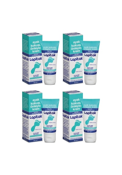 Lapitak Ayak Kokusu Önleyici Krem 4 x 60 ML