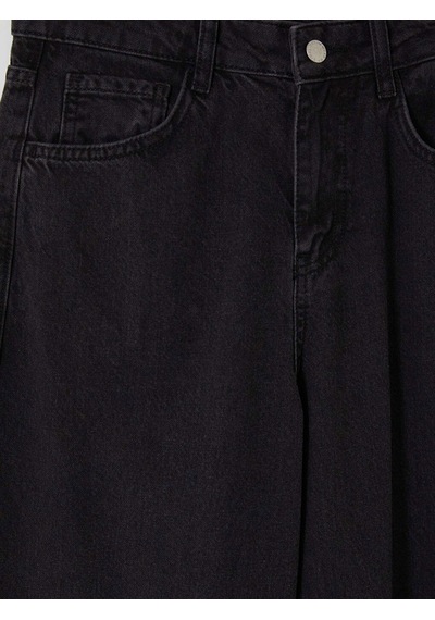 LC Waikiki Lc Waıkıkı Gri Baggy Fit Kadın Jean Pantolon
