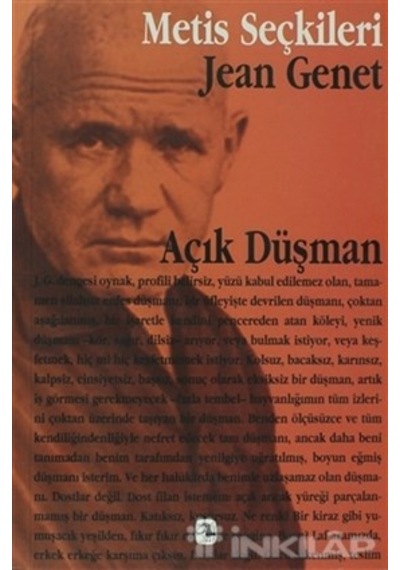 Açık Düşman - Jean Genet - Metis Yayınları