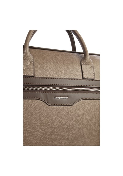 Cengiz Pakel Unisex Hakiki Deri Evrak&laptop Çantası 1712 - Vizon/kahve 1712-vizon-kahve