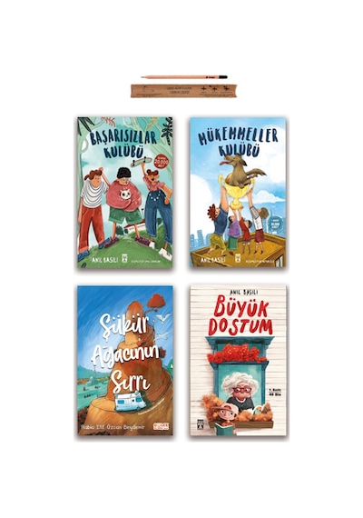 Timaş İlk Gençlik Mükemmeller Kulübü - Başarısızlar Kulübü - Büyük Dostum - Şükür Ağacının Sırrı Set 4 Kitap