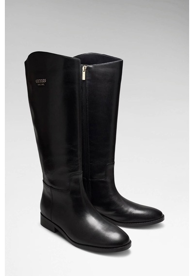 Guess Naure Hakiki Deri Siyah Kadın Çizme Flfnaulea11-black