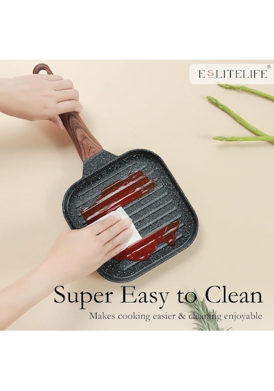 Eslite Life Granit Izgara Tavası 28cm Siyah