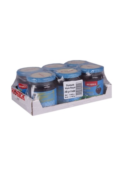 Diyabetik Reçel Vişneli 6 X 240 Gr