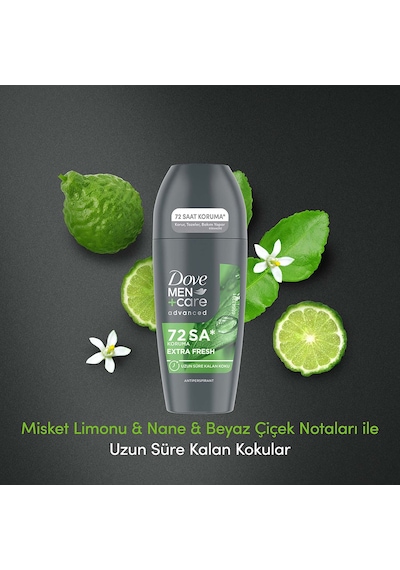 Dove Men +care Erkek Roll On Deodorant Extra Fresh 50 Ml X2