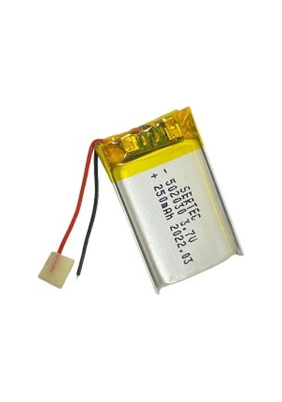 Sertec 502030 3.7V 250 MAh Li-Polymer Pil (Devreli/1.5A)