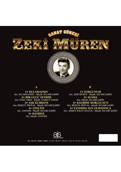 Zeki Müren - Sanat Güneşi Plak