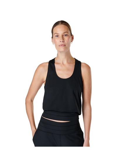 Sweaty Betty Sweaty Betty Gaia Tank Kadın Siyah Yoga Tişört Blk Siyah
