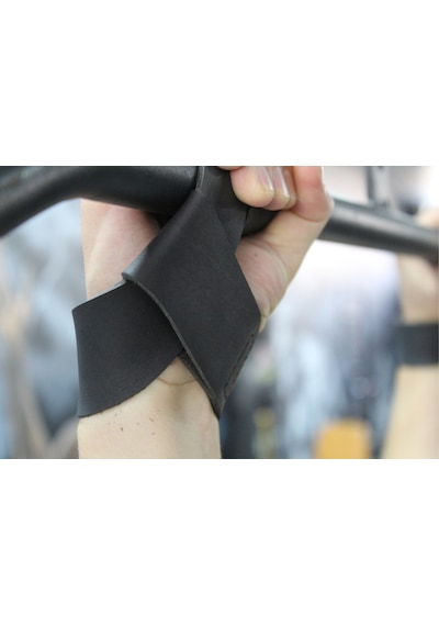 Kişileştirilebilir Hakiki Deri Lifting Strap Fitnes Ağırlık Kayışı