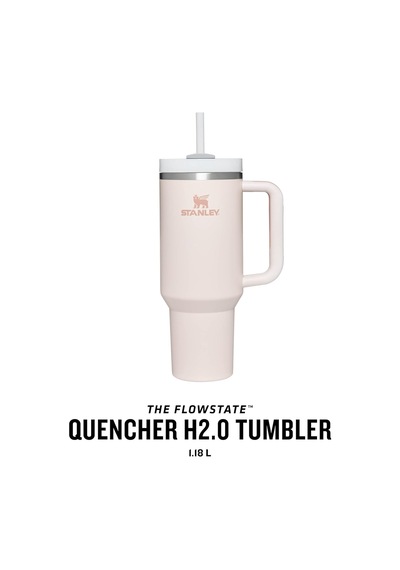 Stanley Quencher Pipetli Termos Bardak, Pembe Kuvars Rose Quartz Çok Renkli 52979142