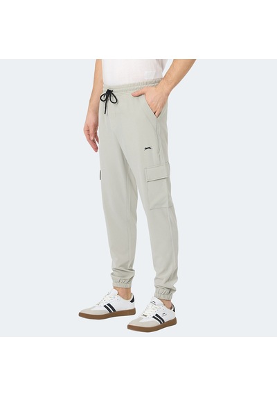Slazenger NAPOLLA Erkek Cepli Dar Paça Gri Eşofman Altı