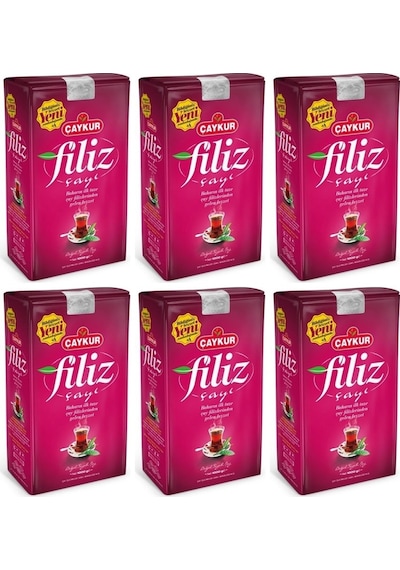 Çaykur Filiz Çayı Siyah Çay 6 x 1 KG