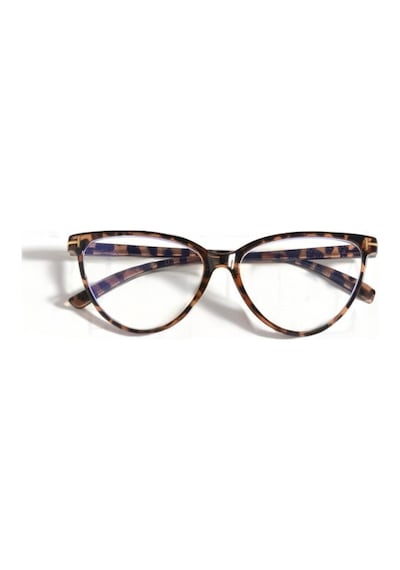 Unisex Mavi Işık Korumalı Leopar Gözlük Cat Eye Blue Block Optik Uyumlu 94088131