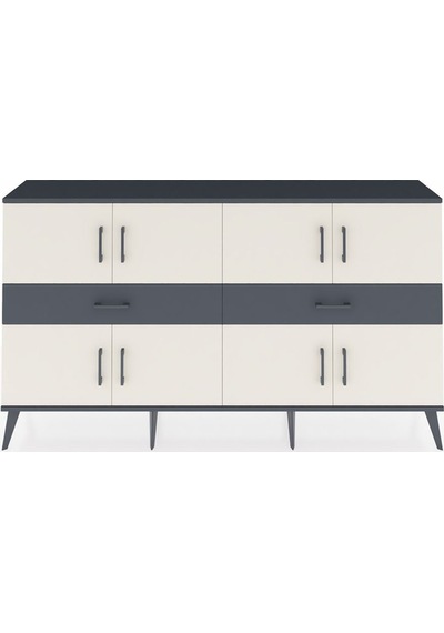Arges Konsol 4 Raflı 2 Çekmeceli 8 Kapaklı 176x30x99 Antrasit-ayt Antrasit-aytaşı/antrasit Arges Konsol 4 Raflı 2 Çekmeceli 8 Kapaklı 176x30x99 Antrasit-ayt Antrasit-aytaşı/antrasit
