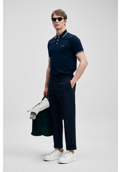Lufian Hold Erkek Polo T-shirt 111040251 Lacivert