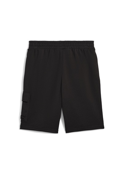 Puma Ess No. 1 Logo Cargo Erkek Siyah Günlük Stil Şort 68266201 Siyah