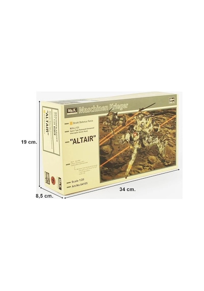 Hasegawa Mk07 64105, 1/20 Altair W.h.j.131 Plastik Maketi