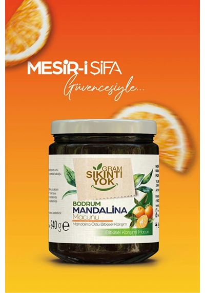 Bodrum Mandalinası Macunu 3 Adet X 240g