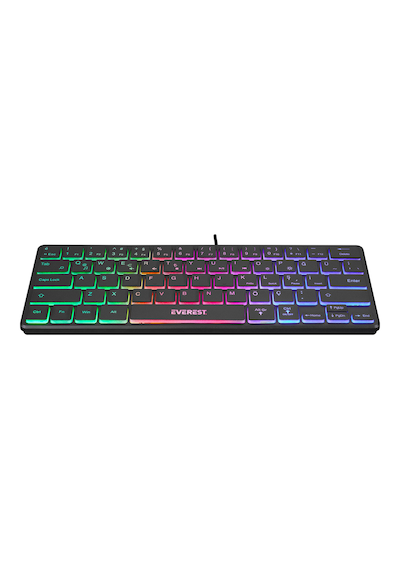 Everest KB-73M MINICO USB Rainbow Aydınlatmalı Mini Q Klavye