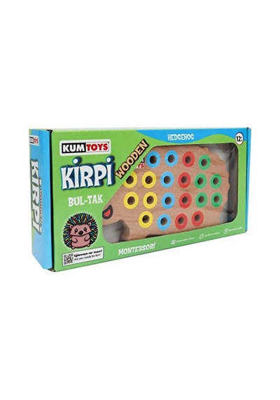 Km5655 Ahşap Kirpi Bultak -toys