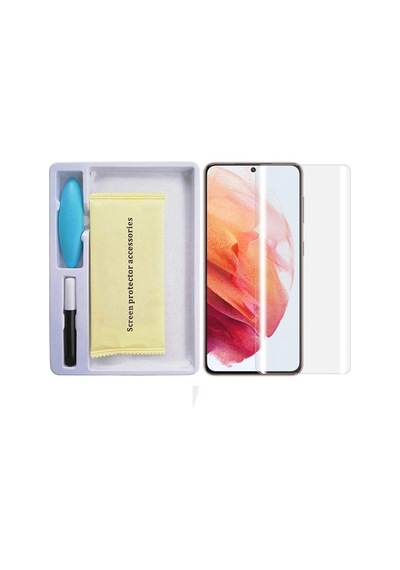 Sm Galaxy S21 Full Uv Liquid+uv Işık 3dkırılmaz Cam Ekran Koruyucu- 5775