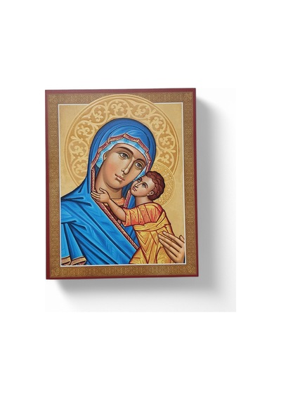 Mavi Madonna Portresi İkona