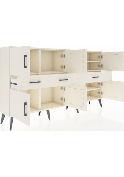 Arges Konsol 5 Raflı 3 Çekmeceli 8 Kapaklı 176x30x99 Aytaşı-aytaşı Aytası - Aytası Arges Konsol 5 Raflı 3 Çekmeceli 8 Kapaklı 176x30x99 Aytaşı-aytaşı Aytası - Aytası