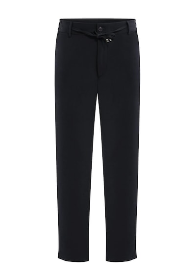 Plus Scorpion Erkek Bağcıklı Lastik Belli Slim Fit Kumaş Pantolon Rahat Kalıp, Günlük & Şık Kombin Pantolonu Lacivert