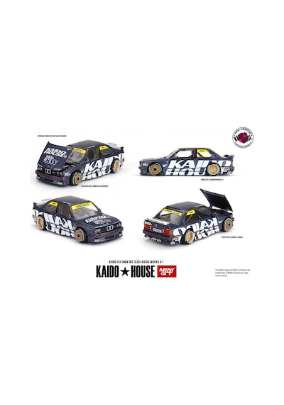 Mini Gt 1/64 Kaidohouse Bmw M3 E30 Kaido Works V1 Khmg154