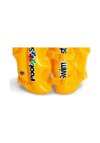Şişme Can Yeleği Deniz Yeleği Şişme Cankurtaran Yelek Life Vest Yakalı Can Yeleği Emniyet 50x47 Cm.