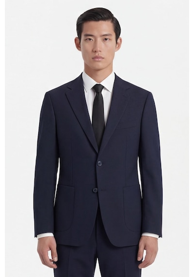 Sabri Özel Lacivert Slim Fit 6 Drop Mono Yaka Viskon Tam Astarlı Takım Elbise Açık Lacivert Sabri Özel Lacivert Slim Fit 6 Drop Mono Yaka Viskon Tam Astarlı Takım Elbise Açık Lacivert
