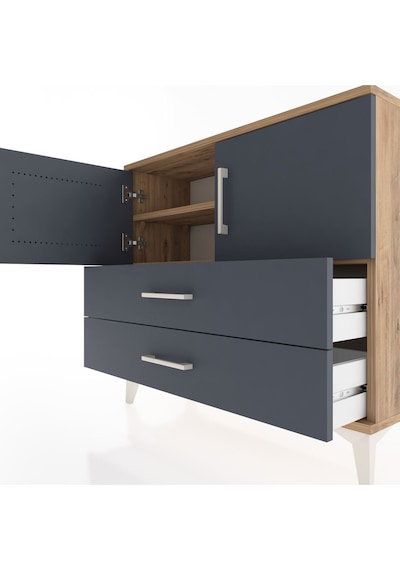 Arges Şifonyer 2 Raflı 2 Çekmeceli 2 Kapaklı 88x30x80 Çam-ant... Çam Arges Şifonyer 2 Raflı 2 Çekmeceli 2 Kapaklı 88x30x80 Çam-ant... Çam