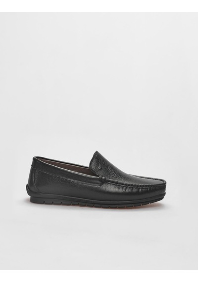 Cabani Vesario Hakiki Deri Siyah Erkek Loafer