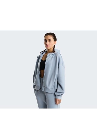 The North Face W Jaida Full Zip Hooded Jacket Kadın Günlük Ceket Nf0a8g8kfm21 Gri