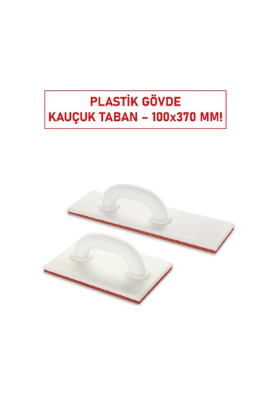 Dekor 077 Tirfil Mala Kısa 150x225 Paslanmaz Çelik Ahşap Saplı Sıva Ve Alçı Uygulama Malası