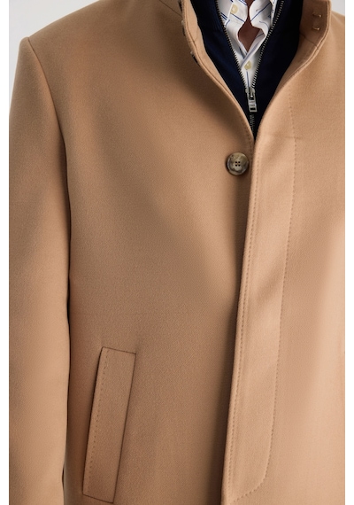 Twn Slim Fit Camel Düz Palto 5ef08kv29600m C01