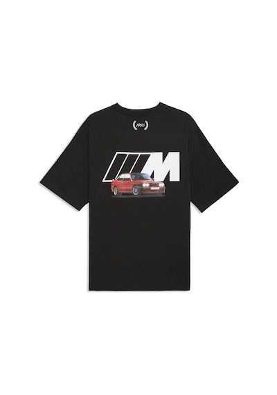 Puma Bmw M3 T7 Erkek Siyah Günlük Stil T-shirt 63487401 Siyah