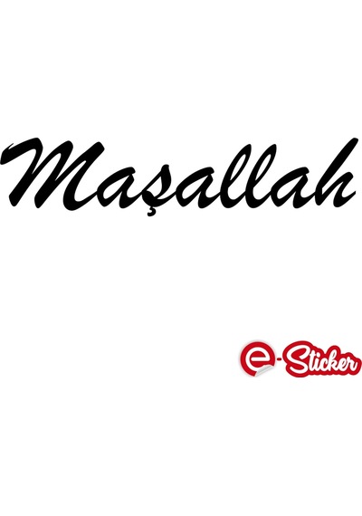 Maşallah Oto Sticker Araba Sticker