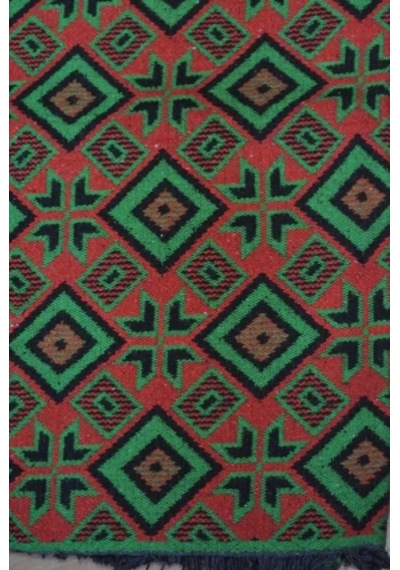 Makine Dokuması Baklava Desenli 3 Mekik Kaliteli Küçük Kilim