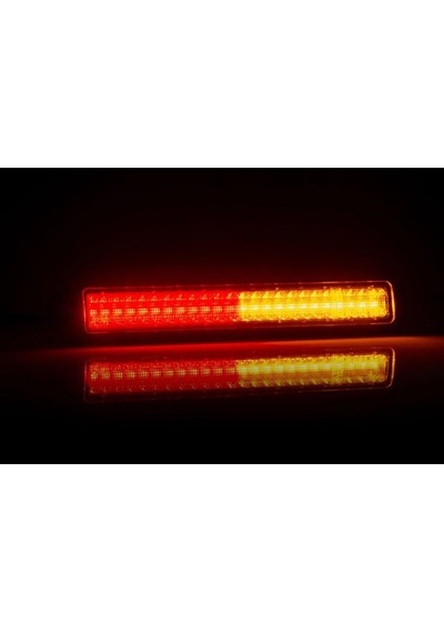 Frıstom 12v-24v Stop Lambası Ledli Park-fren-sinyal 256 37 Mm E9
