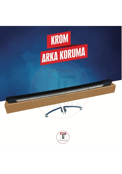 Türkmen Ford Courier Yan Basamak-arka Koruma Set 2014-2023