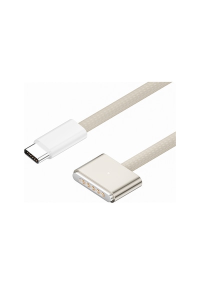 Apple Uyumlu Dizüstü Bilgisayar İçin Uygun Type-c To Magsafe 3. Nesil Manyetik Hızlı Şarj Kablosu 140w 24097451