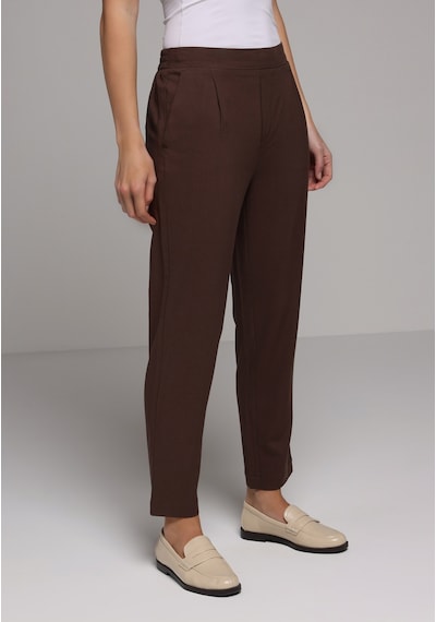 Colin's Colins Regular Fit Yüksel Bel Düz Paça Kadın Kahverengi Pantolon Cl1068239 Q1.v1 Brw Kahverengi