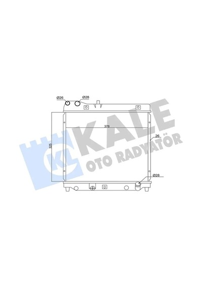 Honda Jazz 2 Motor Radyatoru 1.4 2002-2006 L13a1 Kale 350000