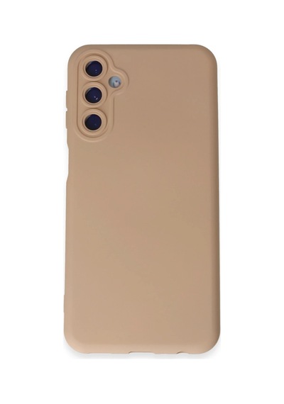 Uray Store Samsung Galaxy Uyumlu  M14 5g Kılıf Nano İçi Kadife Silikon - Pudra